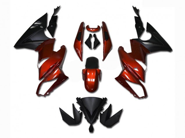 EX650 2009-2011 Motorrad Verkleidungen - Rot EX650 2009-2011 Motorrad Verkleidungen - Rot