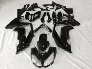 EX650 2012-2016 Motorrad Verkleidung - Glänzend Schwarz