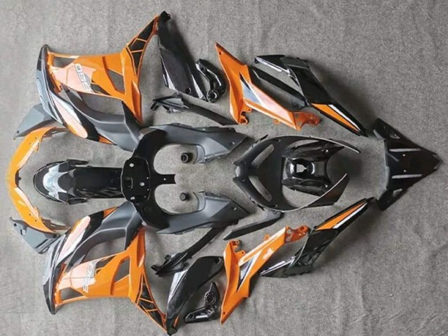 EX650 2017-2019 Motorrad Verkleidungen - Glänzend Orange Schwarz EX650 2017-2019 Motorrad Verkleidungen - Glänzend Orange Schwarz