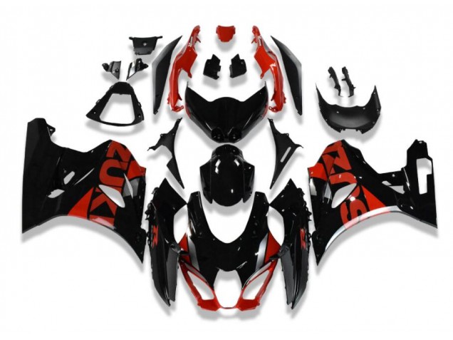 GSXR 1000 2017-2023 Motorrad Verkleidung - Schwarz Rot GSXR 1000 2017-2023 Motorrad Verkleidung - Schwarz Rot