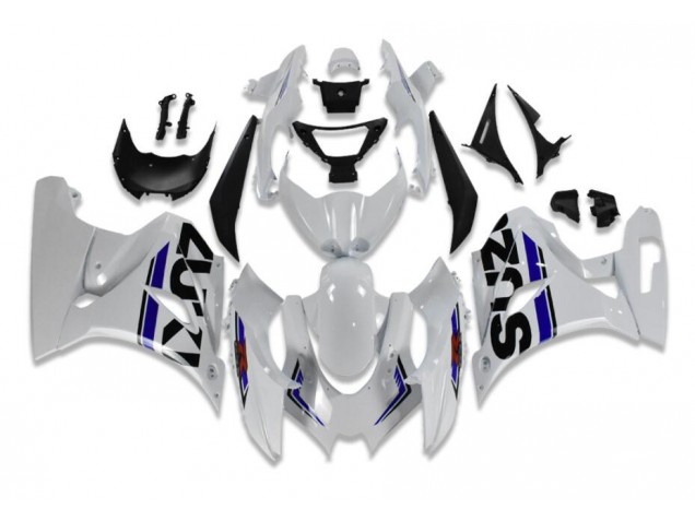 GSXR 1000 2017-2023 Motorrad Verkleidungen - Weiß Blau GSXR 1000 2017-2023 Motorrad Verkleidungen - Weiß Blau