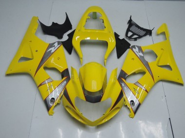 GSXR 1000 K1 2000-2002 Motorrad Verkleidungen - Gelb Und Grau