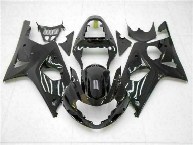 GSXR 1000 K1 2000-2002 Motorrad Verkleidungen - Glänzend Schwarz