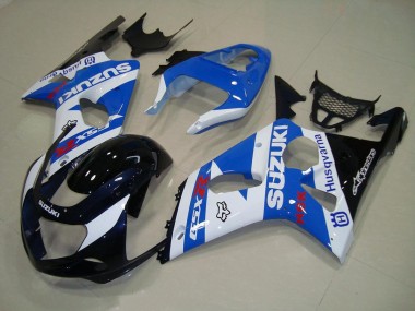 GSXR 1000 K1 2000-2002 Motorrad Verkleidungen - Schwarz Blau Weiß