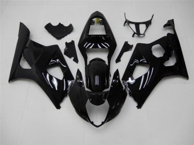 GSXR 1000 K3 2003-2004 Motorrad Verkleidung - Glänzend Schwarz