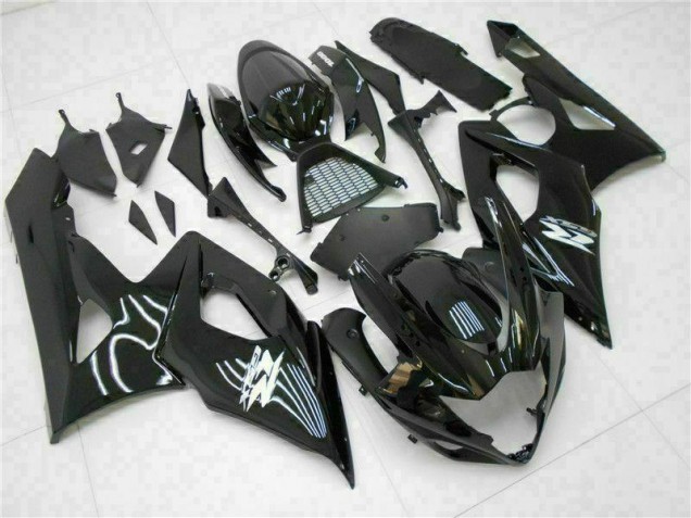GSXR 1000 K5 2005-2006 Motorrad Verkleidung - Glänzend Schwarz GSXR 1000 K5 2005-2006 Motorrad Verkleidung - Glänzend Schwarz