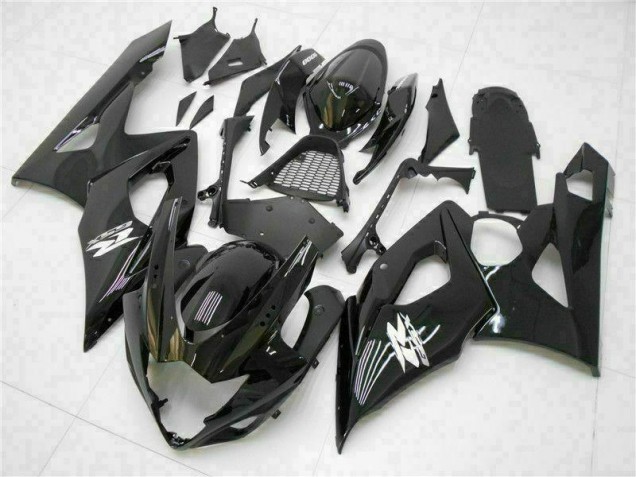 GSXR 1000 K5 2005-2006 Motorrad Verkleidung - Glänzend Schwarz GSXR 1000 K5 2005-2006 Motorrad Verkleidung - Glänzend Schwarz