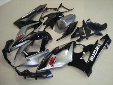 GSXR 1000 K5 2005-2006 Motorrad Verkleidung - Grau Schwarz