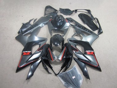 GSXR 1000 K5 2005-2006 Motorrad Verkleidung - Schwarz Rot