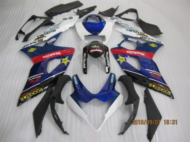 GSXR 1000 K5 2005-2006 Motorrad Verkleidungen - Blau Schwarz Rockstar