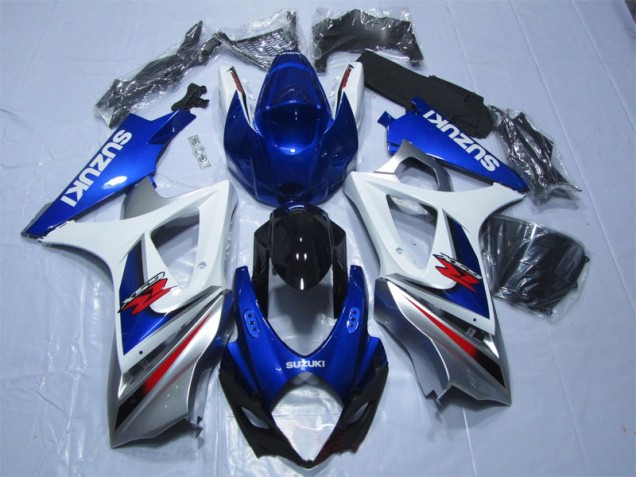 GSXR 1000 K7 2007-2008 Motorrad Verkleidungen & Plastik - Blau Weiß GSXR 1000 K7 2007-2008 Motorrad Verkleidungen & Plastik - Blau Weiß