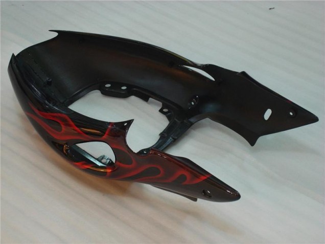 GSXR 1300 Hayabusa 1996-2007 Motorrad Verkleidung - Schwarz rote Flamme GSXR 1300 Hayabusa 1996-2007 Motorrad Verkleidung - Schwarz rote Flamme