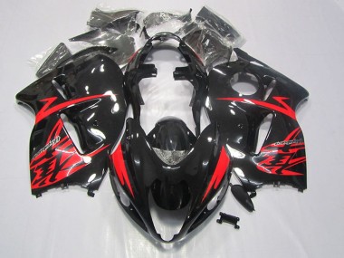 GSXR 1300 Hayabusa 1996-2007 Motorrad Verkleidungen - Schwarz Rot
