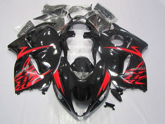 GSXR 1300 Hayabusa 1996-2007 Motorrad Verkleidungen - Schwarz Rot GSXR 1300 Hayabusa 1996-2007 Motorrad Verkleidungen - Schwarz Rot