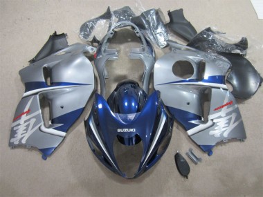 GSXR 1300 Hayabusa 1996-2007 Motorrad Verkleidungen - Silber Blau