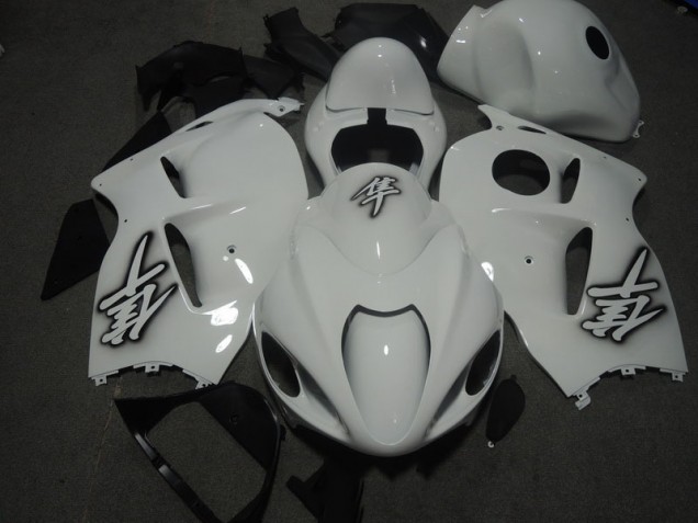 GSXR 1300 Hayabusa 1996-2007 Motorrad Vollverkleidung - Weiß GSXR 1300 Hayabusa 1996-2007 Motorrad Vollverkleidung - Weiß