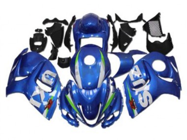 GSXR 1300 Hayabusa 2008-2019 Motorrad Verkleidung - Blau Weiß