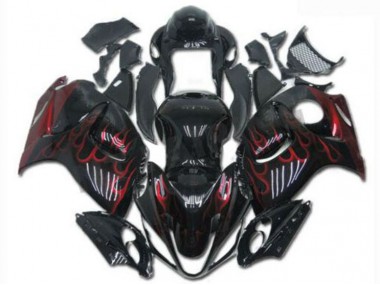 GSXR 1300 Hayabusa 2008-2019 Motorrad Verkleidung - Schwarz Rot