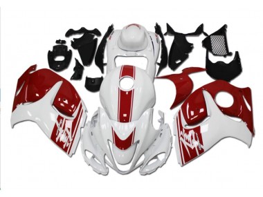 GSXR 1300 Hayabusa 2008-2019 Motorrad Verkleidung - Weiß Rot