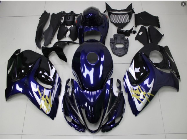 GSXR 1300 Hayabusa 2008-2019 Motorrad Verkleidungen - Blau Gold GSXR 1300 Hayabusa 2008-2019 Motorrad Verkleidungen - Blau Gold