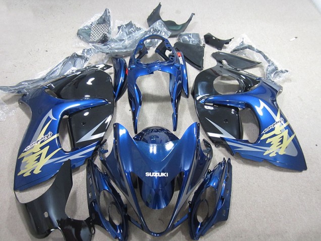 GSXR 1300 Hayabusa 2008-2019 Motorrad Verkleidungen - Blau Weiß Gold Aufkleber GSXR 1300 Hayabusa 2008-2019 Motorrad Verkleidungen - Blau Weiß Gold Aufkleber
