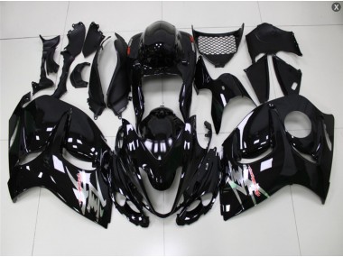 GSXR 1300 Hayabusa 2008-2019 Motorrad Verkleidungen - Glänzend Schwarz