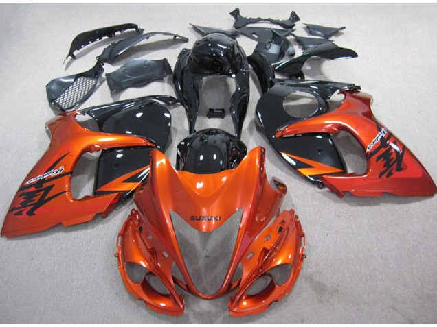 GSXR 1300 Hayabusa 2008-2019 Motorrad Verkleidungen - Orange Schwarz GSXR 1300 Hayabusa 2008-2019 Motorrad Verkleidungen - Orange Schwarz
