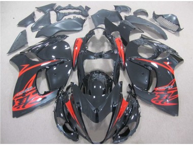 GSXR 1300 Hayabusa 2008-2019 Motorrad Verkleidungen & Plastik - Schwarz Rot