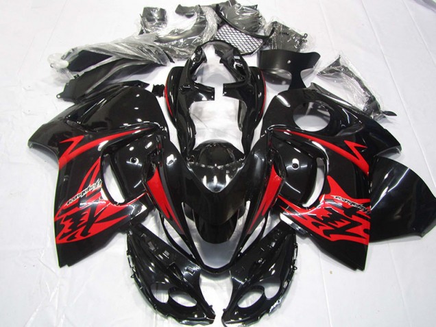 GSXR 1300 Hayabusa 2008-2019 Motorrad Verkleidungen - Schwarz Rot GSXR 1300 Hayabusa 2008-2019 Motorrad Verkleidungen - Schwarz Rot