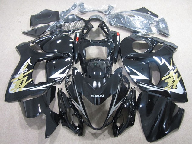 GSXR 1300 Hayabusa 2008-2019 Motorrad Verkleidungen - Schwarz und Gold Aufkleber GSXR 1300 Hayabusa 2008-2019 Motorrad Verkleidungen - Schwarz und Gold Aufkleber