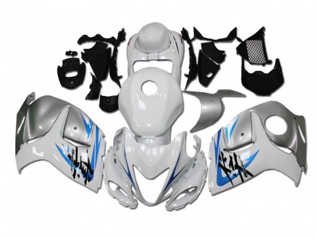 GSXR 1300 Hayabusa 2008-2019 Motorrad Verkleidungen - Weiß Blau GSXR 1300 Hayabusa 2008-2019 Motorrad Verkleidungen - Weiß Blau