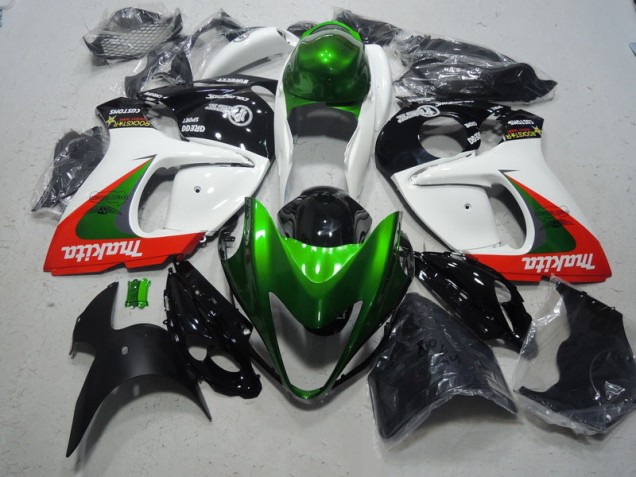 GSXR 1300 Hayabusa 2008-2019 Motorrad Verkleidungen - Weiß Grün Makita GSXR 1300 Hayabusa 2008-2019 Motorrad Verkleidungen - Weiß Grün Makita