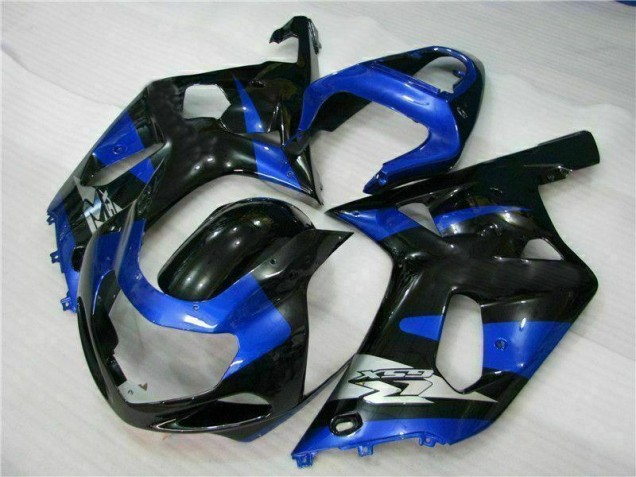 GSXR 600 / 750 K1 K2 K3 2001-2003 Motorrad Verkleidung - Blau Schwarz GSXR 600 / 750 K1 K2 K3 2001-2003 Motorrad Verkleidung - Blau Schwarz