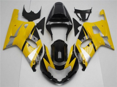 GSXR 600 / 750 K1 K2 K3 2001-2003 Motorrad Verkleidung - Gelb Schwarz