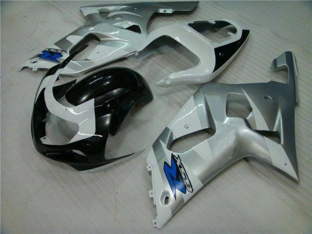 GSXR 600 / 750 K1 K2 K3 2001-2003 Motorrad Verkleidung - Silber Schwarz GSXR 600 / 750 K1 K2 K3 2001-2003 Motorrad Verkleidung - Silber Schwarz