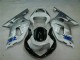 GSXR 600 / 750 K1 K2 K3 2001-2003 Motorrad Verkleidung - Silber Schwarz GSXR 600 / 750 K1 K2 K3 2001-2003 Motorrad Verkleidung - Silber Schwarz