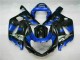 GSXR 600 / 750 K1 K2 K3 2001-2003 Motorrad Verkleidungen - Blau Schwarz GSXR 600 / 750 K1 K2 K3 2001-2003 Motorrad Verkleidungen - Blau Schwarz