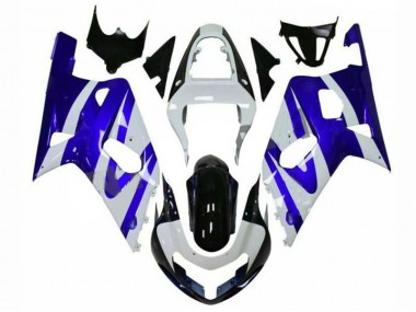 GSXR 600 / 750 K1 K2 K3 2001-2003 Motorrad Verkleidungen - Blau Weiß