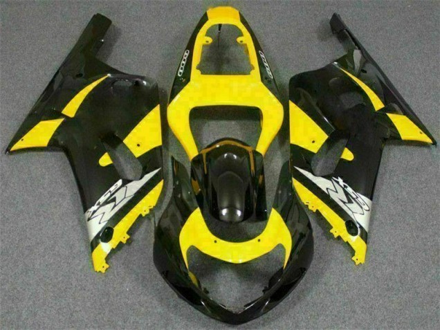 GSXR 600 / 750 K1 K2 K3 2001-2003 Motorrad Verkleidungen - Gelb Schwarz GSXR 600 / 750 K1 K2 K3 2001-2003 Motorrad Verkleidungen - Gelb Schwarz