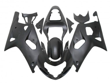 GSXR 600 / 750 K1 K2 K3 2001-2003 Motorrad Verkleidungen - Matt Schwarz