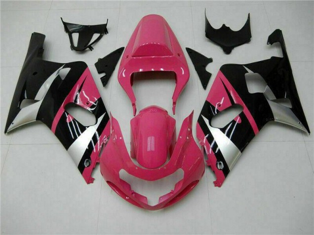 GSXR 600 / 750 K1 K2 K3 2001-2003 Motorrad Verkleidungen - Rosa Schwarz GSXR 600 / 750 K1 K2 K3 2001-2003 Motorrad Verkleidungen - Rosa Schwarz