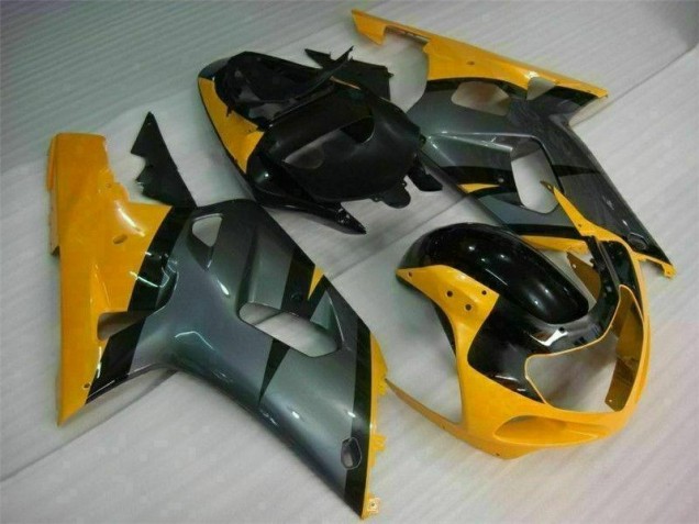 GSXR 600 / 750 K1 K2 K3 2001-2003 Motorrad Verkleidungen - Schwarz Gelb GSXR 600 / 750 K1 K2 K3 2001-2003 Motorrad Verkleidungen - Schwarz Gelb