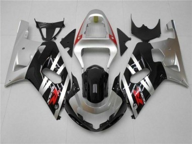 GSXR 600 / 750 K1 K2 K3 2001-2003 Motorrad Verkleidungen - Silber