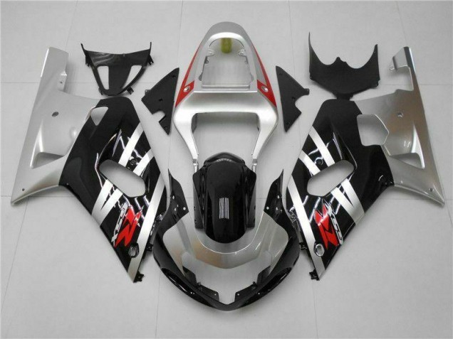 GSXR 600 / 750 K1 K2 K3 2001-2003 Motorrad Verkleidungen - Silber GSXR 600 / 750 K1 K2 K3 2001-2003 Motorrad Verkleidungen - Silber