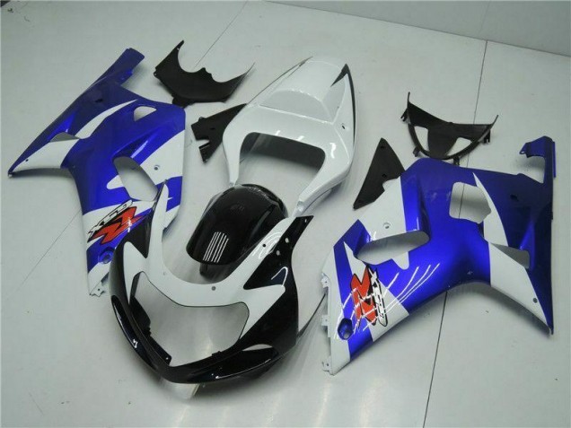GSXR 600 / 750 K1 K2 K3 2001-2003 Motorrad Verkleidungen - Weiß Blau GSXR 600 / 750 K1 K2 K3 2001-2003 Motorrad Verkleidungen - Weiß Blau