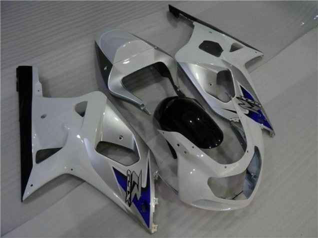 GSXR 600 / 750 K1 K2 K3 2001-2003 Motorrad Verkleidungen - Weiß Silber GSXR 600 / 750 K1 K2 K3 2001-2003 Motorrad Verkleidungen - Weiß Silber