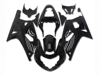 GSXR 600 / 750 K1 K2 K3 2001-2003 Motorrad VollVerkleidungen & Plastik - Schwarz