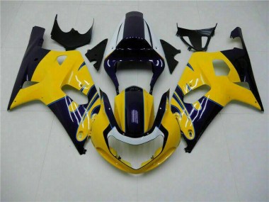 GSXR 600 / 750 K1 K2 K3 2001-2003 Motorrad Vollverkleidung - Gelb