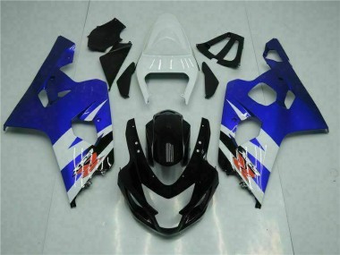 GSXR 600 / 750 K4 2004-2005 Motorrad Verkleidung - Blau Schwarz