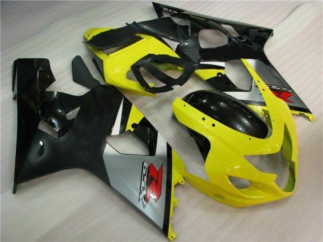 GSXR 600 / 750 K4 2004-2005 Motorrad Verkleidung - Gelb Schwarz GSXR 600 / 750 K4 2004-2005 Motorrad Verkleidung - Gelb Schwarz